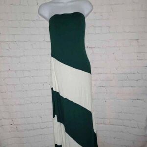 Women's Sleeveless Tube Top Maxi Dress Medium
